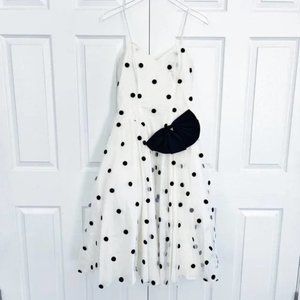 Vintage JCPenny Polka Dot Midi Gown